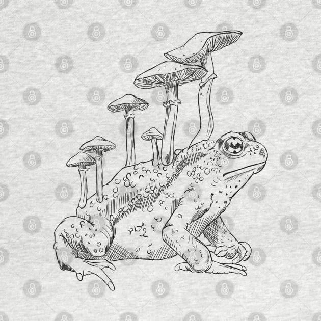 mushroom toad by wroxee